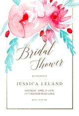 In bloom - Invitación Para Despedida De Soltera